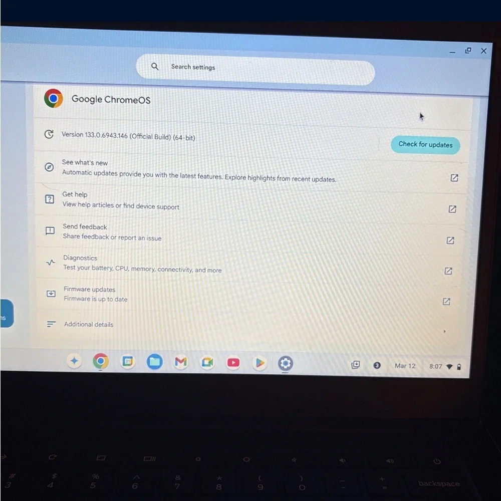Samsung Black Laptop